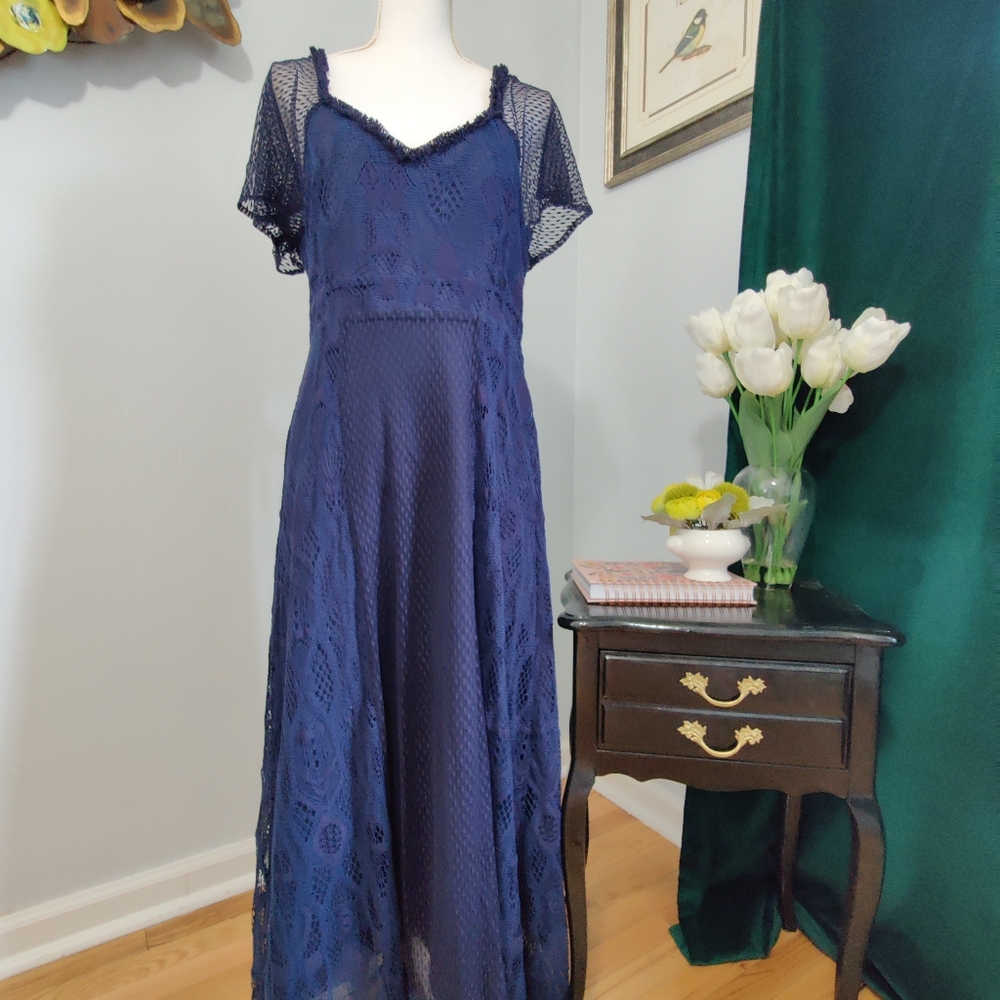 Navy blue dress